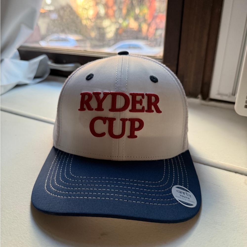 Ryder Cup White and Blue Cap